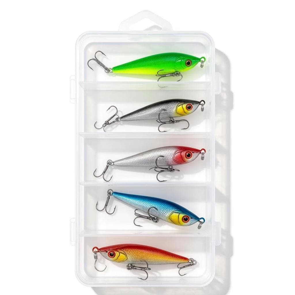kit5---Isca Artificial Ravex High Fishing — Caneta Afundante 7cm 8g— Meia-Água)