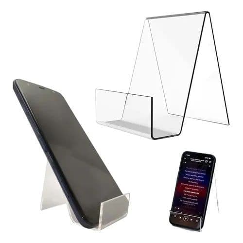 Suporte Celular Expositor Mesa Vitrine Acrílico