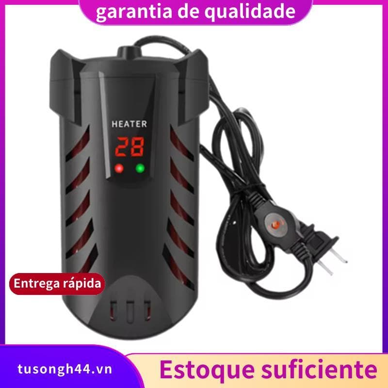Aquecedor Submersível Para Aquário , Display Digital , Tanque De Peixes , Ajuste De Temperatura , Plugue Americano jimar
