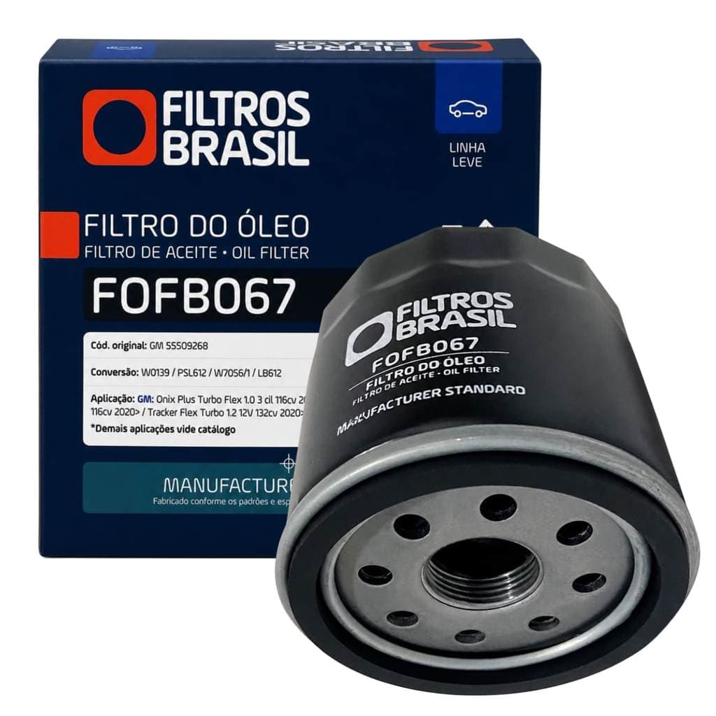 Filtro De Óleo Gm Onix Montana Tracker Filtros Brasil Fofb067