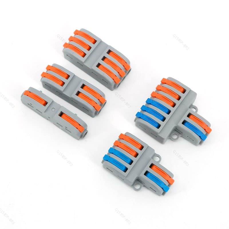 Terminal Push-in Rápido Universal , 1 , 2 , 3 , 4 , 6 Saídas , Para Fiação Elétrica AC , Divisor Compacto , Caixa De Jun