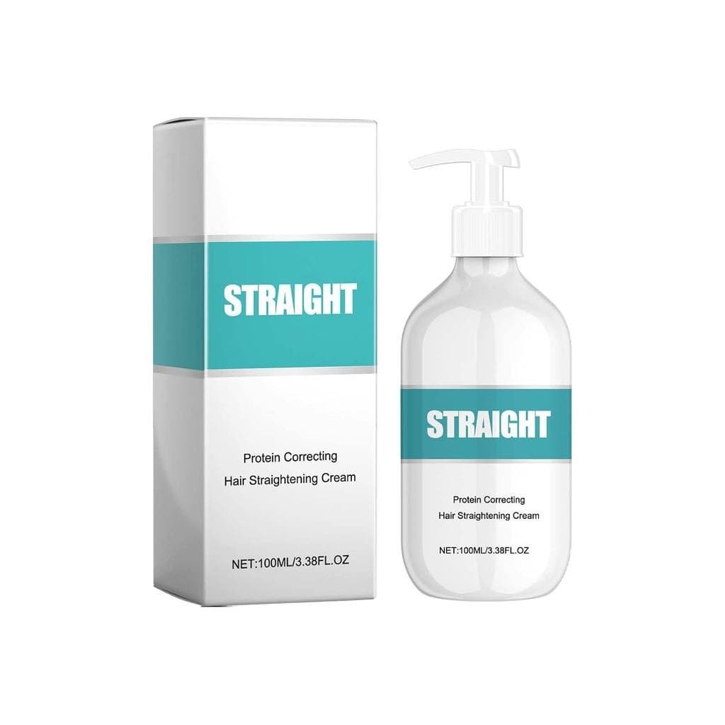 Creme Alisante de Cabelo com Proteína, Novo Creme Alisante de Cabelo com Proteína para Todos os Tipos de Cabelo, Essenci