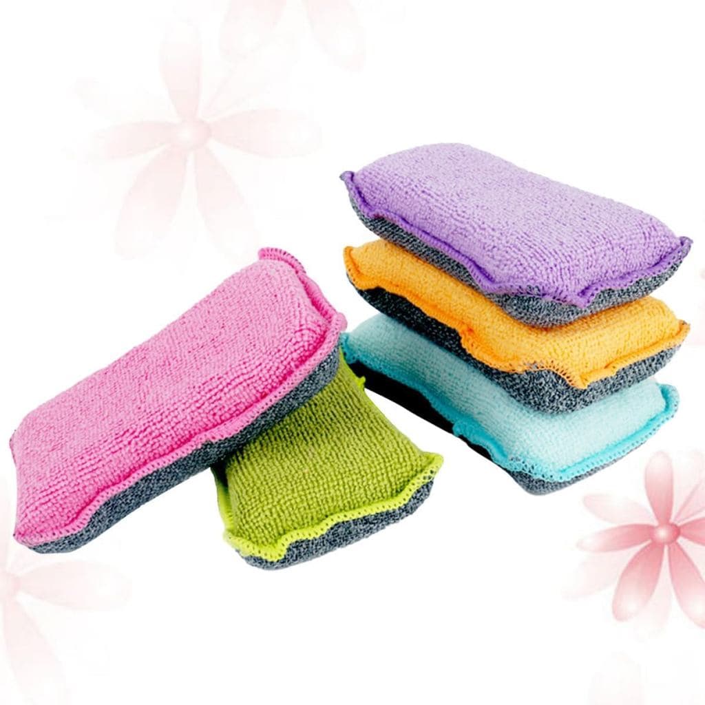 Esponjas de Limpeza para Louça com Dupla Face, Esponjas de Limpeza para Cozinha, Esponjas Anti-riscos para Utensílios de
