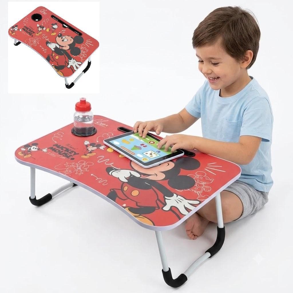 Mesa Infantil Mickey Dobrável para Estudos e Atividades
