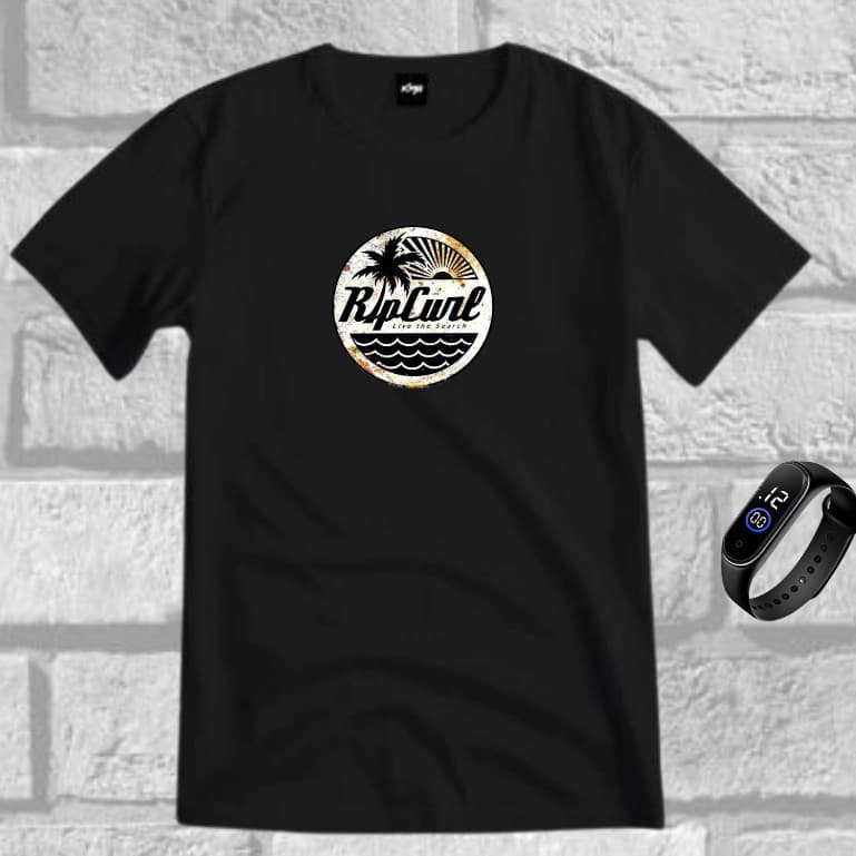 Conjunto Kit Camisa 100% Algodão 30.1 RP mais Relogio Digital