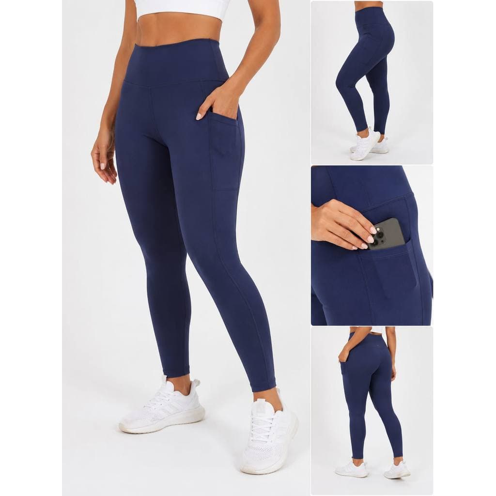Calça Legging Feminina Academia e Esportes Com Bolso