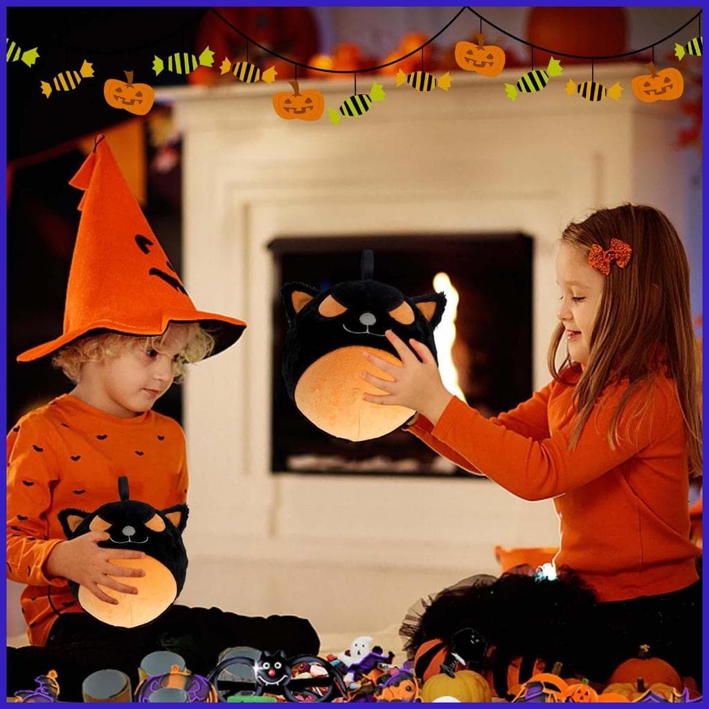 Abóbora De Pelúcia Interativa Portátil Boneca Decorações Halloween Brinquedo Para Ação De Graças Casa Cozinha coelmy