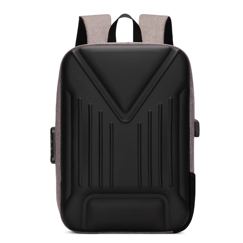 Moldar casca dura computador mochila masculina moda High School estudantes universitários mochila moldar mochila de negó