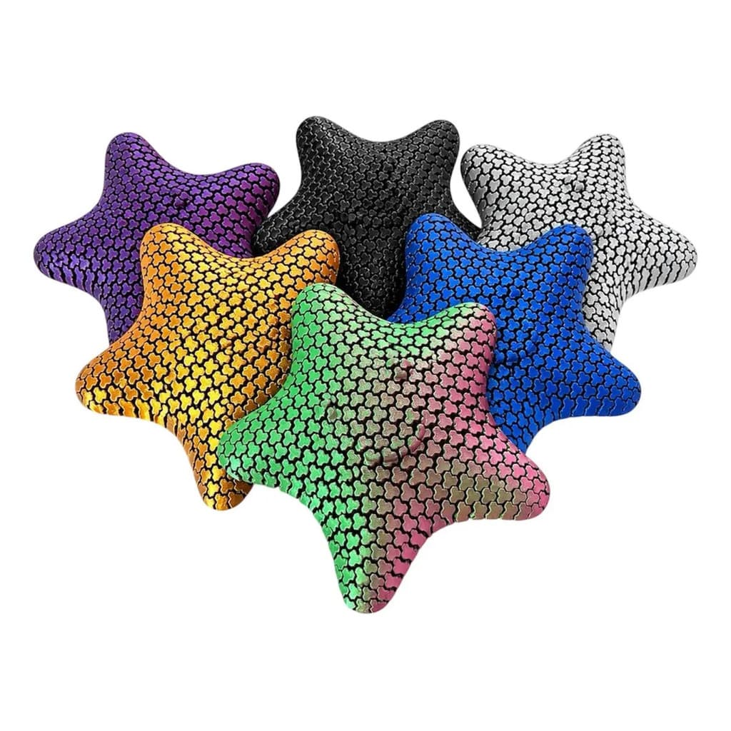 Brinquedo Sensorial Estrela Fidget Antiestresse Autismo Tdah
