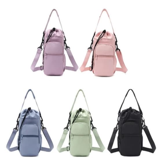 Suporte Para Garrafa Térmica Alça Ajustável Com Bolsa De Água De Bolso Telefone