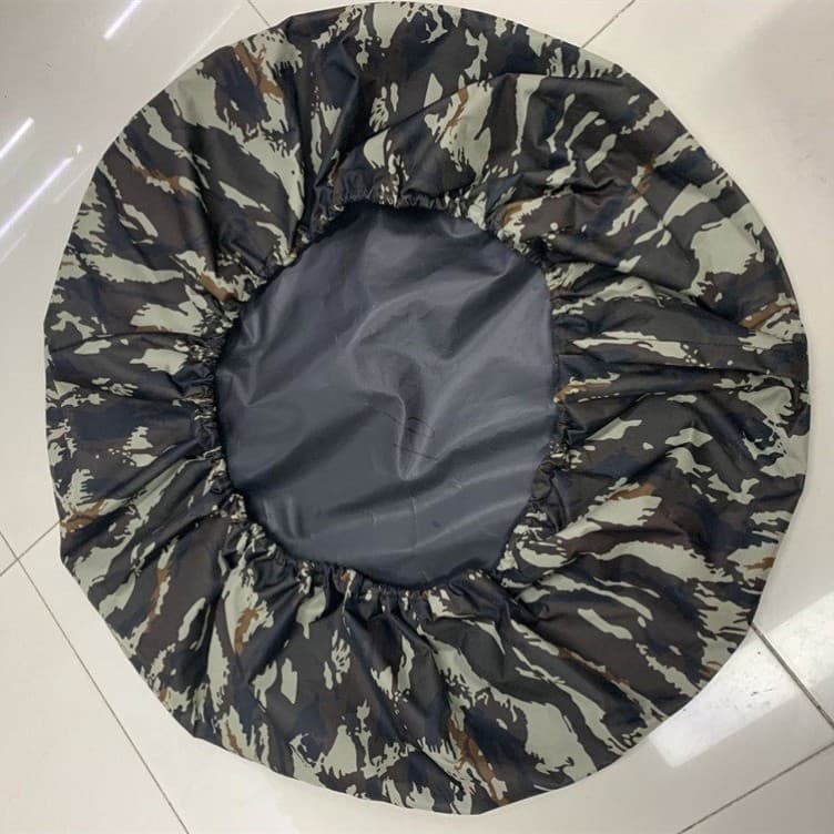 600D camuflagem capa de pneu grosso Oxford pano capa de pneu sobressalente fora de estrada SUV capa de pneu proteção de