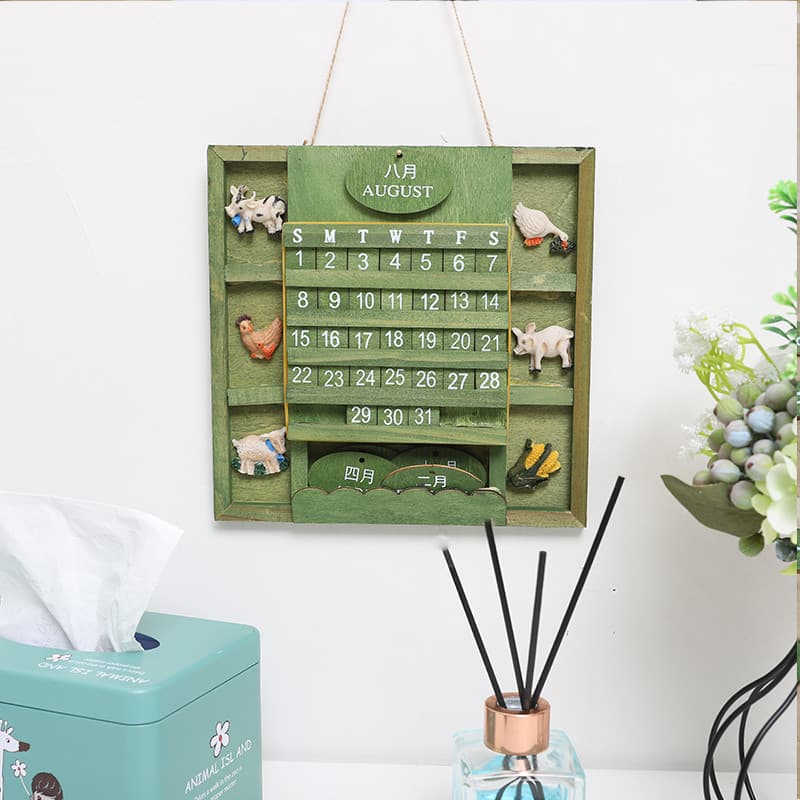 Criativo quarto das crianças loja calendário ins estilo decorações de parede quarto sala estar pingentes parede pingente