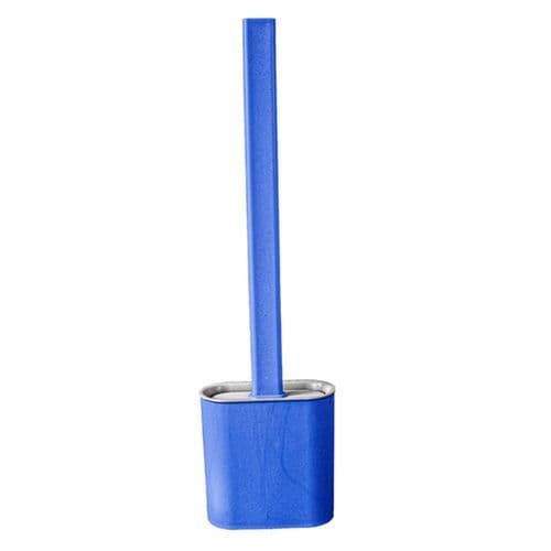 Escova Sanitária Limpeza Completa Vaso Sanitário Suporte Prático Casa Banheiro