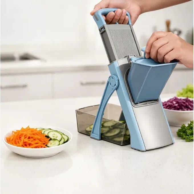 Fatiador Ralador Cortador De Legumes 5 Funções Multifuncional Verduras Frutas batata Chopper