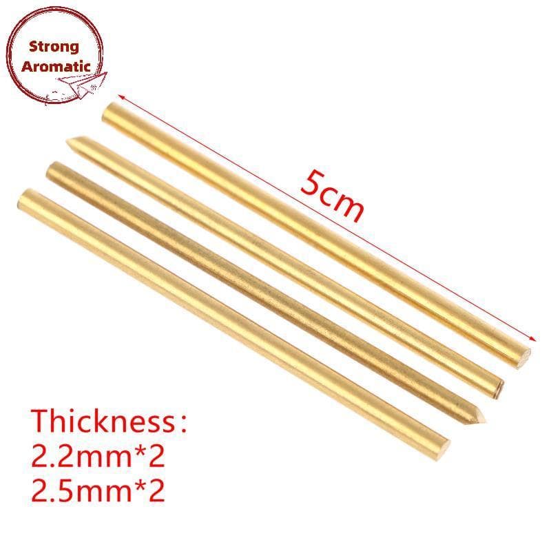 Haste De Reparo De Cobre StrongArom H62 4 Unidades 2.2 Mm E 2.5 Acessório Resistente À Ferrugem Para Manutenção De Facas