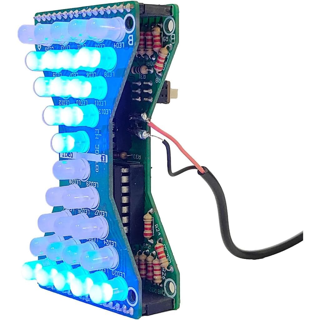 Gikfun Ampulheta Eletrônica LED Kits DIY Placa de Prática de Soldagem Blue Ray EK1886
