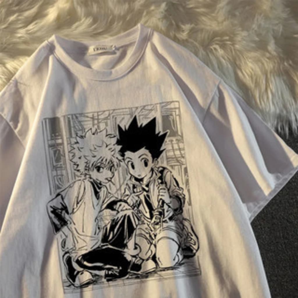 Camiseta Hunter x Hunter Gon e Killua Anime