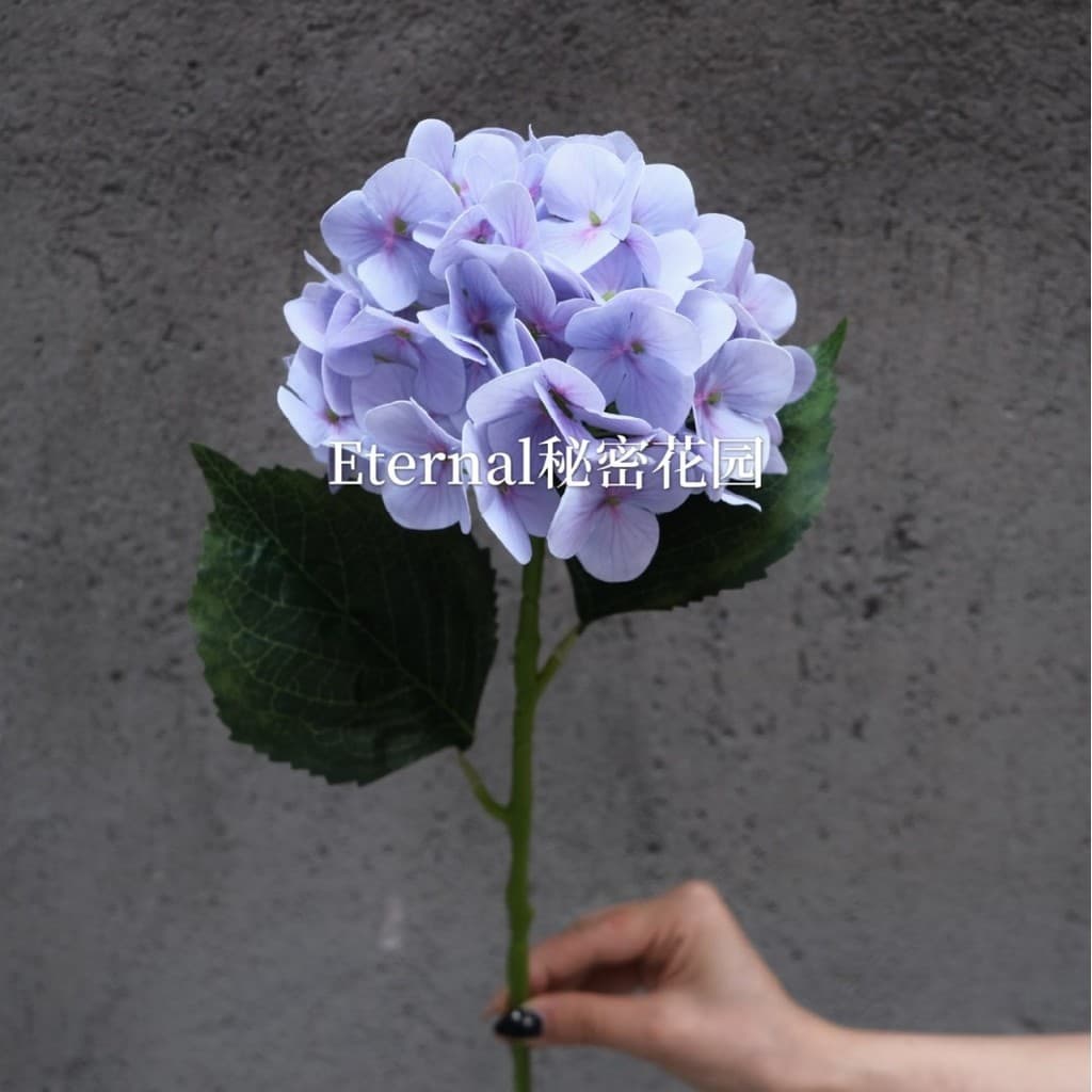 Flores artificiais 3D hortênsia pirulito hortênsia única hortênsia pintura a óleo hortênsia princesa hortênsia casamento