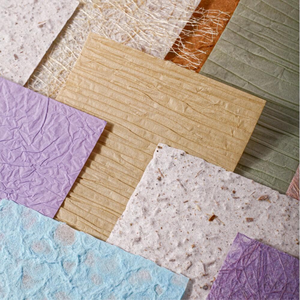 ENWEI 10 Pcs [Série Artesanal] Diário De Textura Floresta Material De Fundo Decorativo Papel Scrapbook Colagem Papelaria