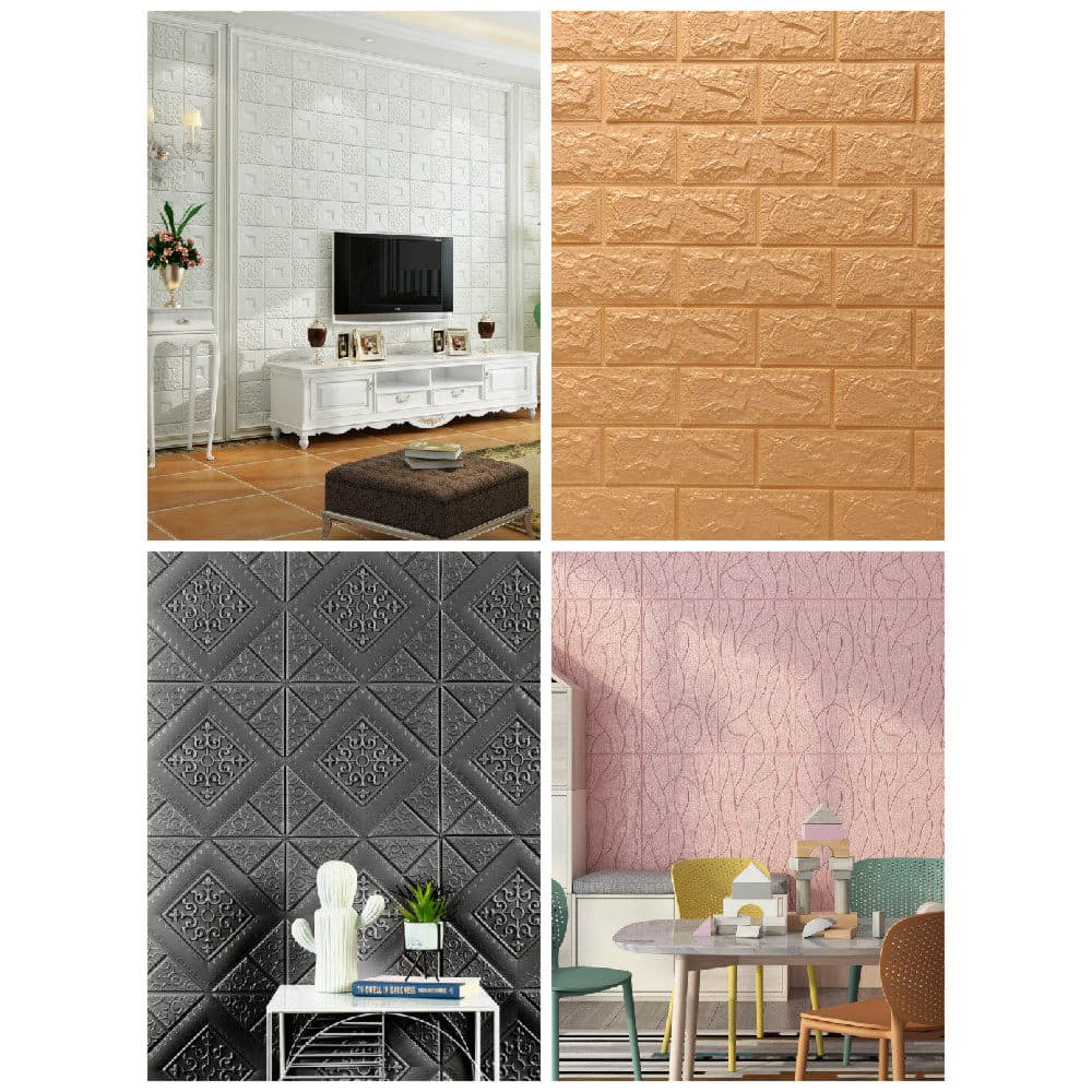 Papel de parede tridimensional 3d adesivos de parede autoadesivos quarto decoração quente fundo papel de parede tijolo d