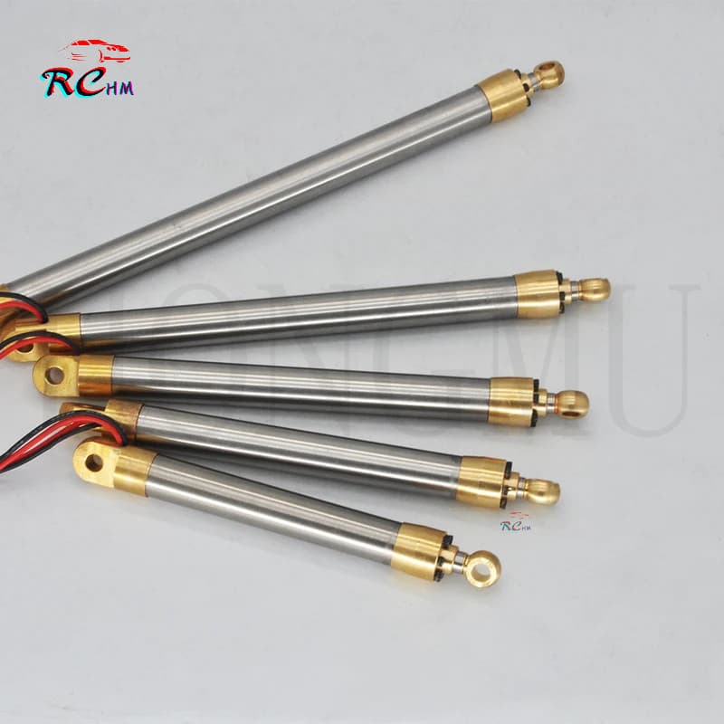 Haste De Pressão De Metal 35/55/70/90/120mm , Cilindro Hidráulico De Simulação Elétrica Para Escavadeira De Carro RC E P