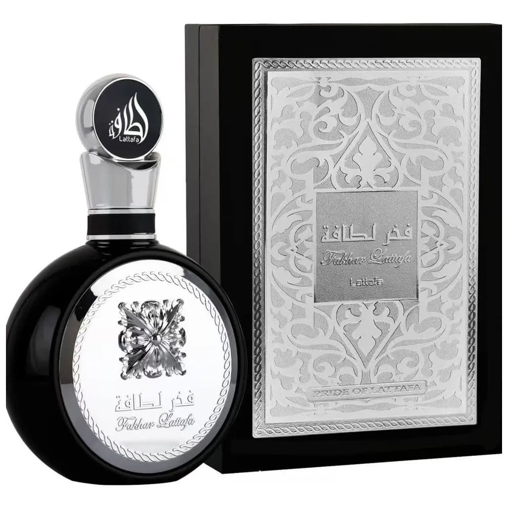 Perfume Masculino Lattafa Fakhar Black Eau De Parfum 100 Ml - Alta Fixação
