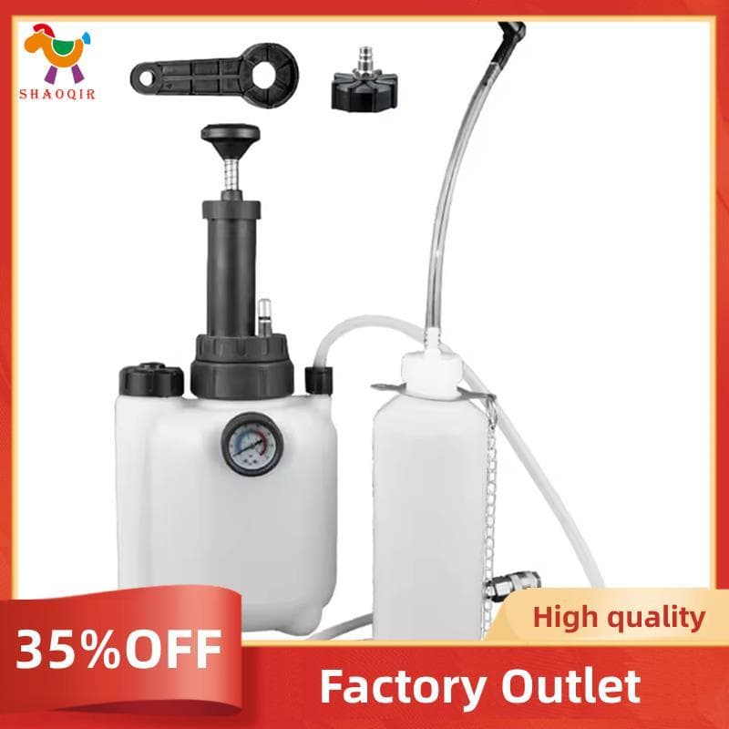 Bomba Fluida De Pressão De Freio A Vácuo 3L , Kit Sangrador De Fluido Manual Para Carro , Máquina De Descarga , Pneumáti