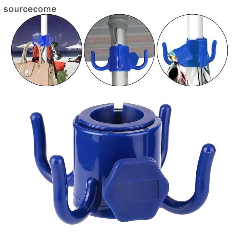 [sourcecome] Guarda-Sol De Praia Gancho Ra Com 4 Pontas Para Toalhas , Bolsas , Chapéus , Óculos De , Boutique