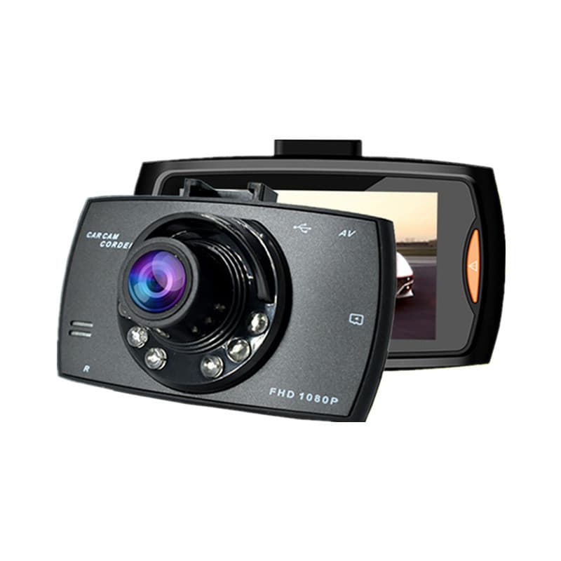 Câmera de Carro Dashcam 1080P Full HD Visão Noturna Infravermelho Gravador Veicular Regulável 360 Graus