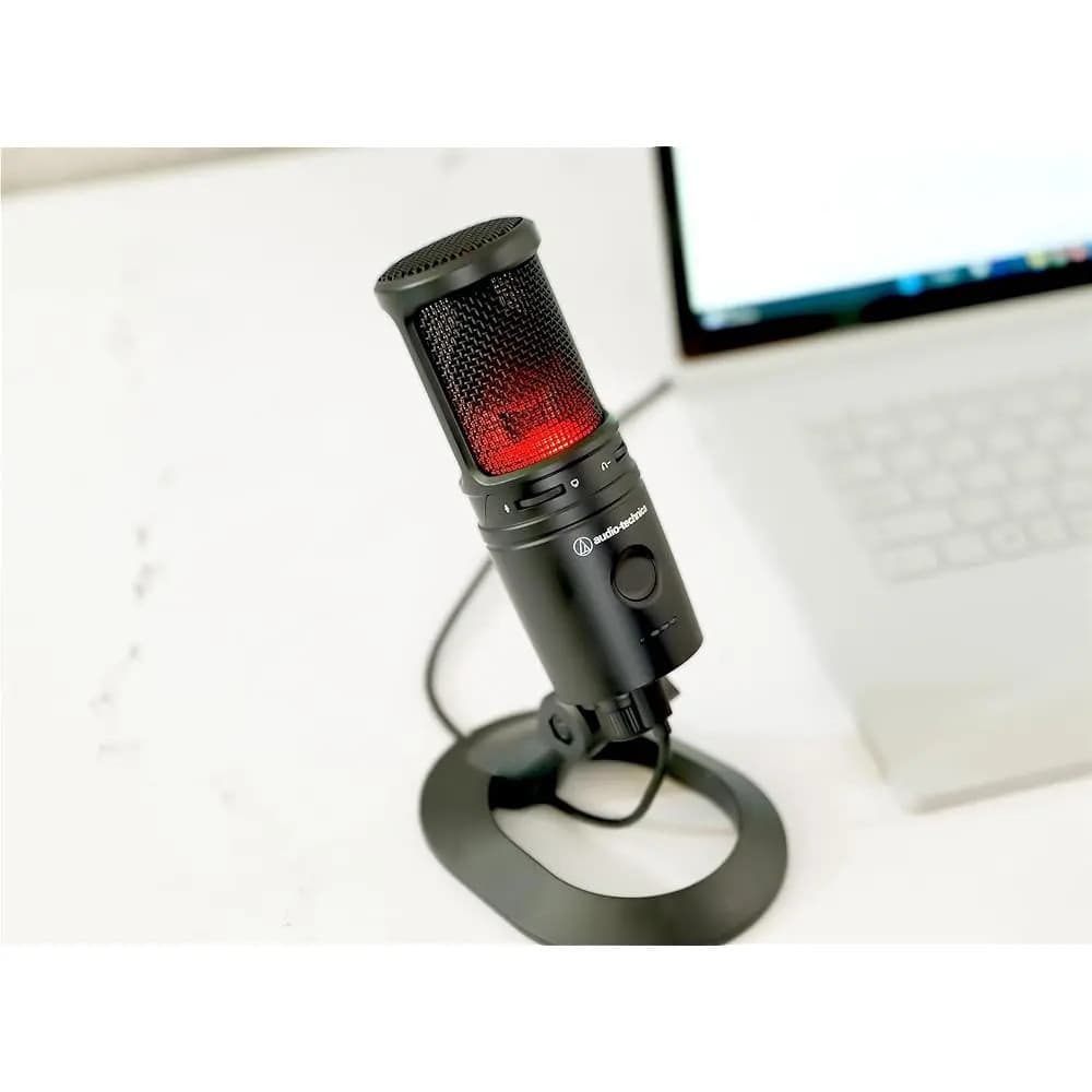 Microfone condensador USB Audio Technica AT2020USBxp, com