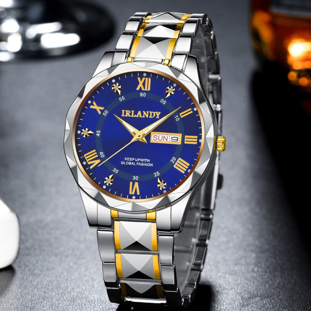 Relógio Masculino Moderno com Movimento de Quartzo Estável, Versátil e Discreto, Adequado para Estilo Urbano, Estilo Pro