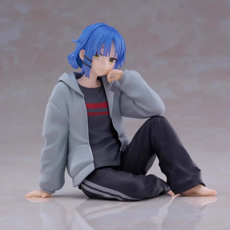13CM Japão Anime Bocchi , A Rocha ! Figura Yamada Ryo Roupas Domésticas Posição Sentada Decoração De Mesa Figuras De Açã