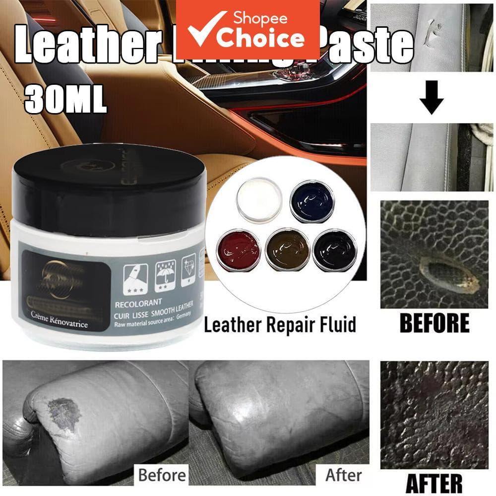 Kit De Ferramentas De Reparo De Couro Para Assentos De Carro , Sofá , Recoloração De Roupas