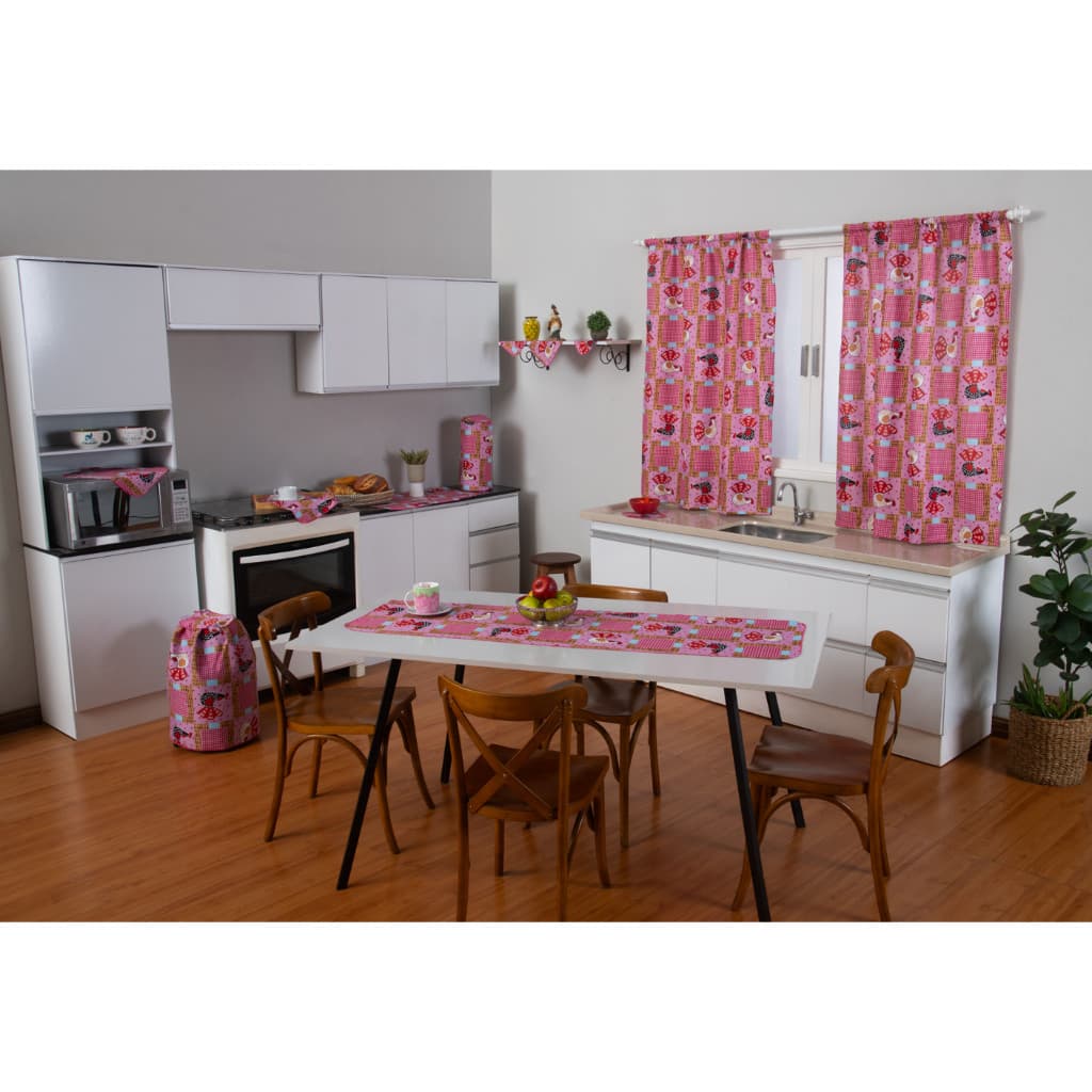 Kit Cozinha Com 10 peças Estampadas Jogo De Cozinha Capa de Botijão e outros Enxoval e Decoração