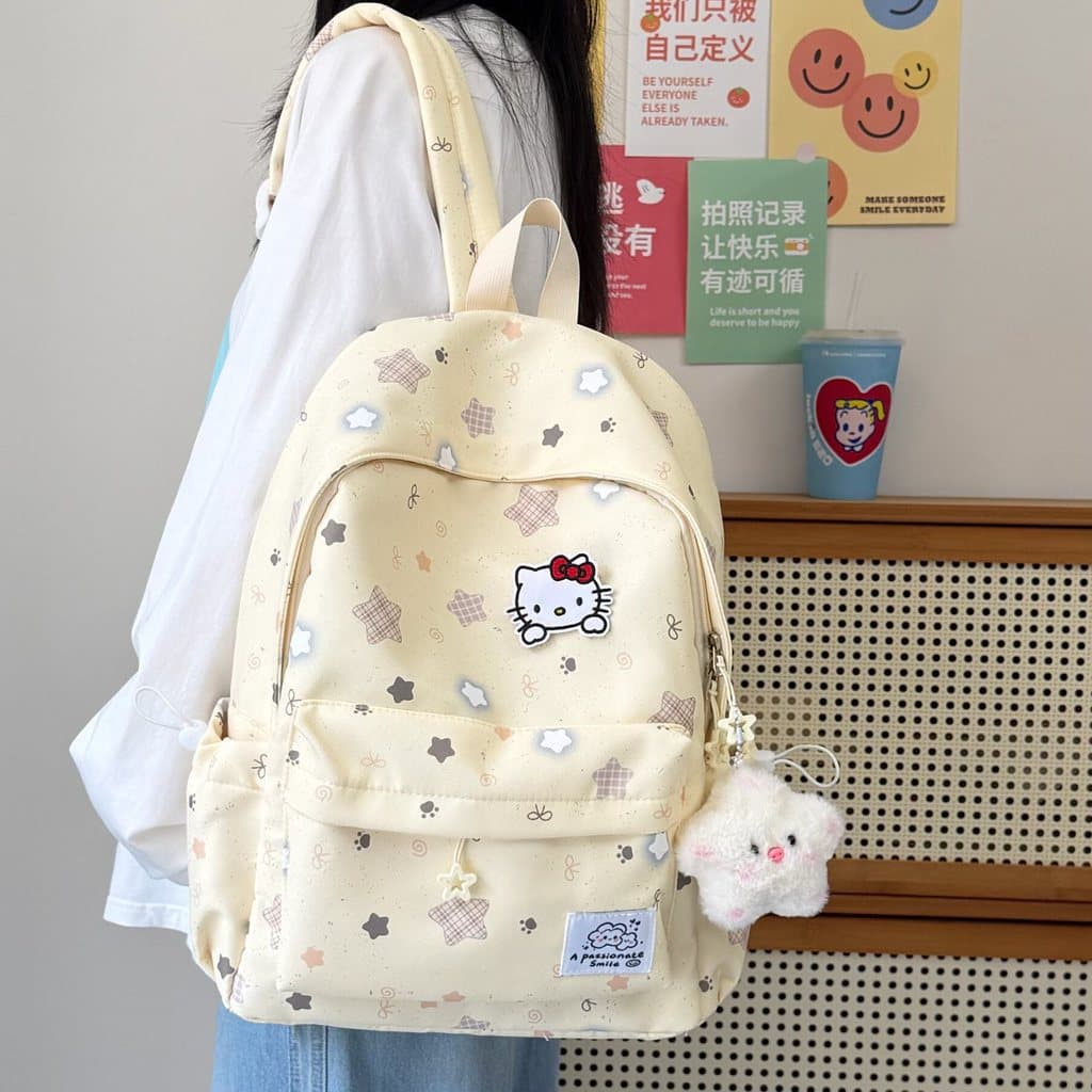 Estilo Coreano ins Mochila Feminina Estudante De Alta Aparência Bonito Grande Capacidade Do Ensino Médio Universitário D
