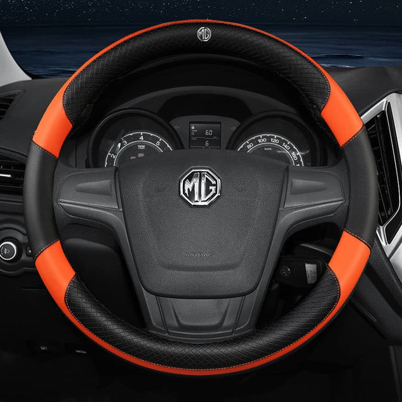 Capa de Volante de Carro MG Sem Cheiro, Fina, em Couro Microfibra, Acessórios Antiderrapantes para MG 6 3 5 7 TF ZR ZS H