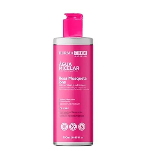 Água Micelar Rosa Mosqueta Hidratação Pele Seca Dermachem