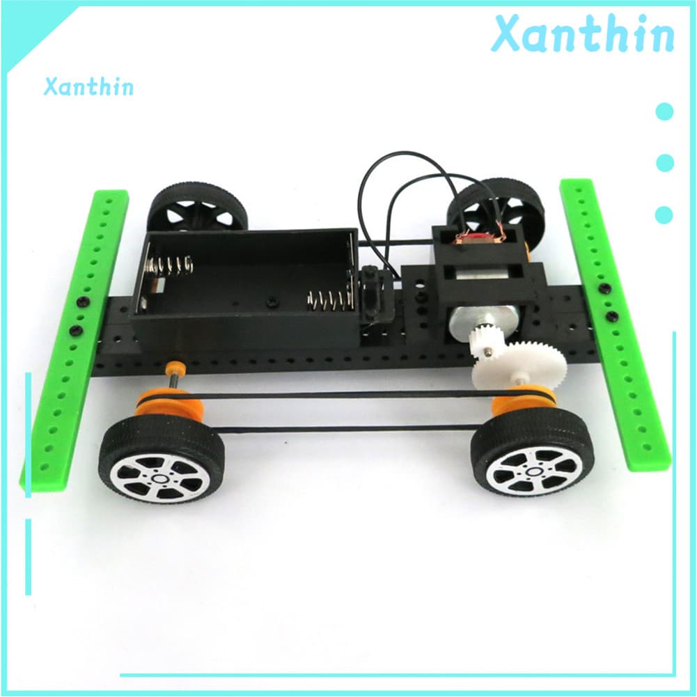 DIY Montado Elétrico 4WD Carro Veículo Modelo Ciência Ensino Educação Brinquedo Infantil