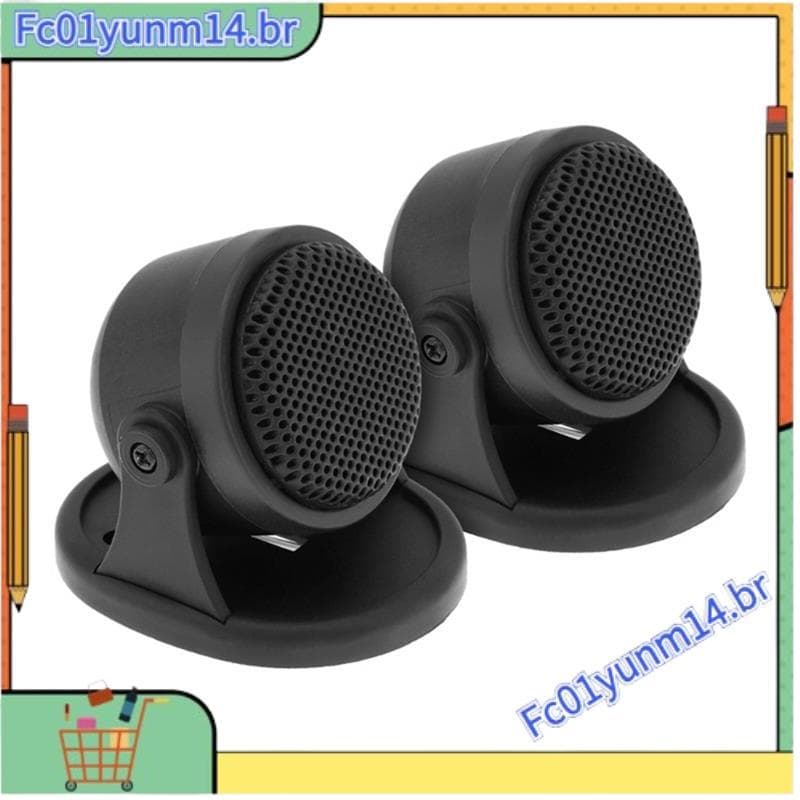 2 Pcs Áudios De Carro Estéreos De Potência Trompete 20W HifiSpeaker De Alta Frequência Alto-Falantes Tweeter