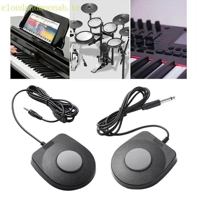 Pedal Bateria Digital CLO Para Teclados Órgãos Eletrônicos Pianos Digitais