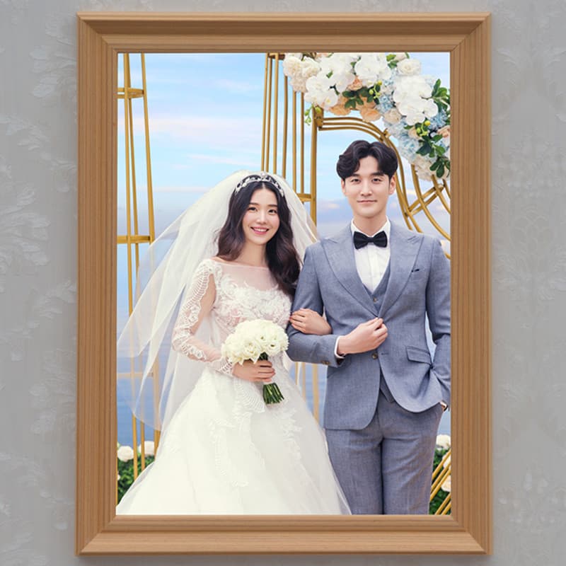 Moldura de foto pintura decoração a4 plataforma criativa moldura de foto 4Ka3 16 24 foto de casamento simples e moderna