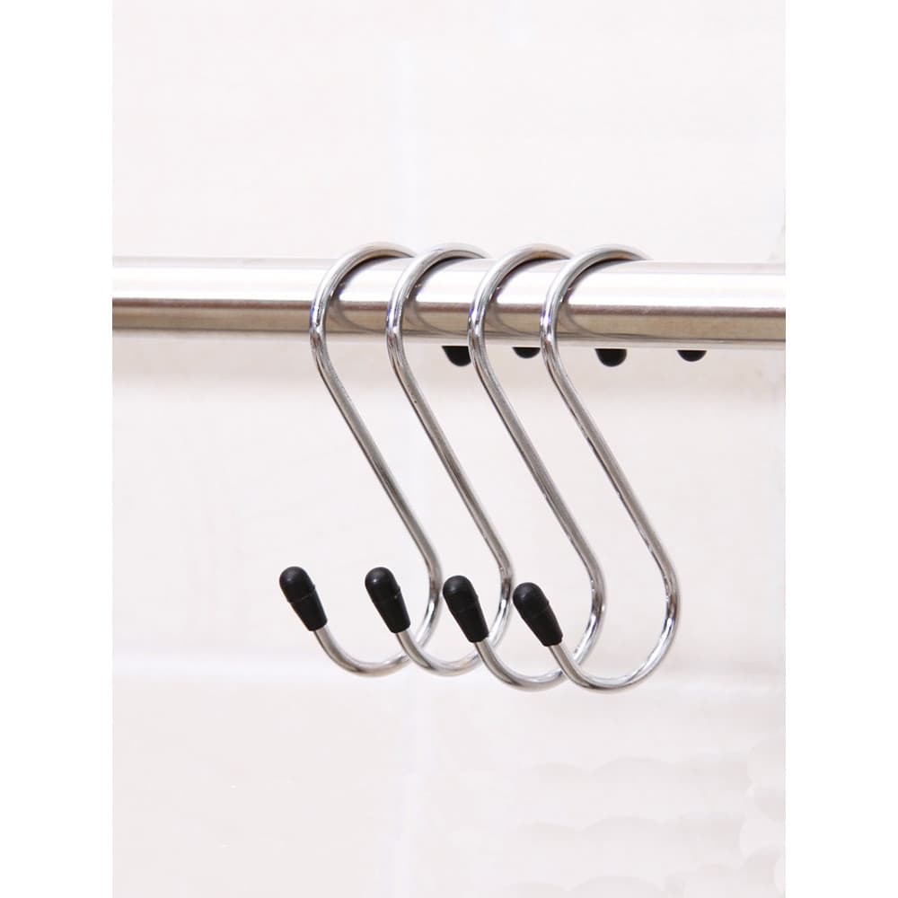 Multi-Purpose de aço inoxidável Metal em forma de S gancho corrimão pendurado gancho utensílios de cozinha gancho comodi