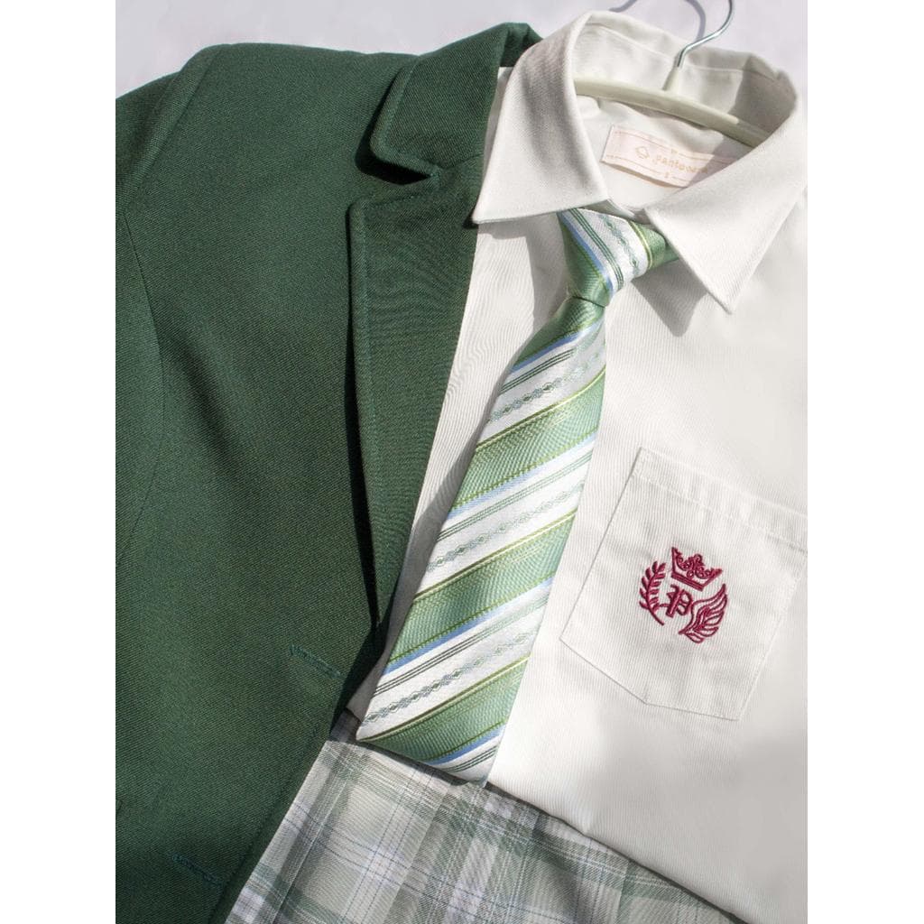 [Pantervilla] Primavera JK DK Uniforme Design Original Camisa Gravata Acessórios de Primavera de Março