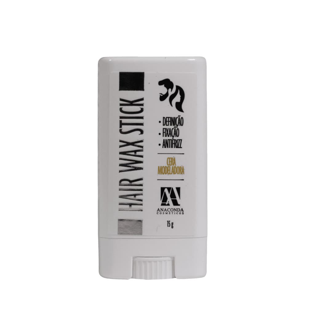 Cera Modeladora Hair Wax Stick Anaconda Anti Frizz Bastão Capilar Controle Frizz Styling