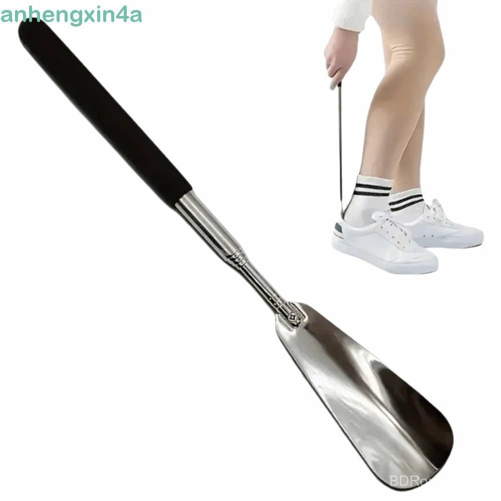 Buzina De Sapato Extensível ANHENGXIN , Calçadeira Telescópica Ergonômica De Comprimento Ajustável , Fácil Aderência