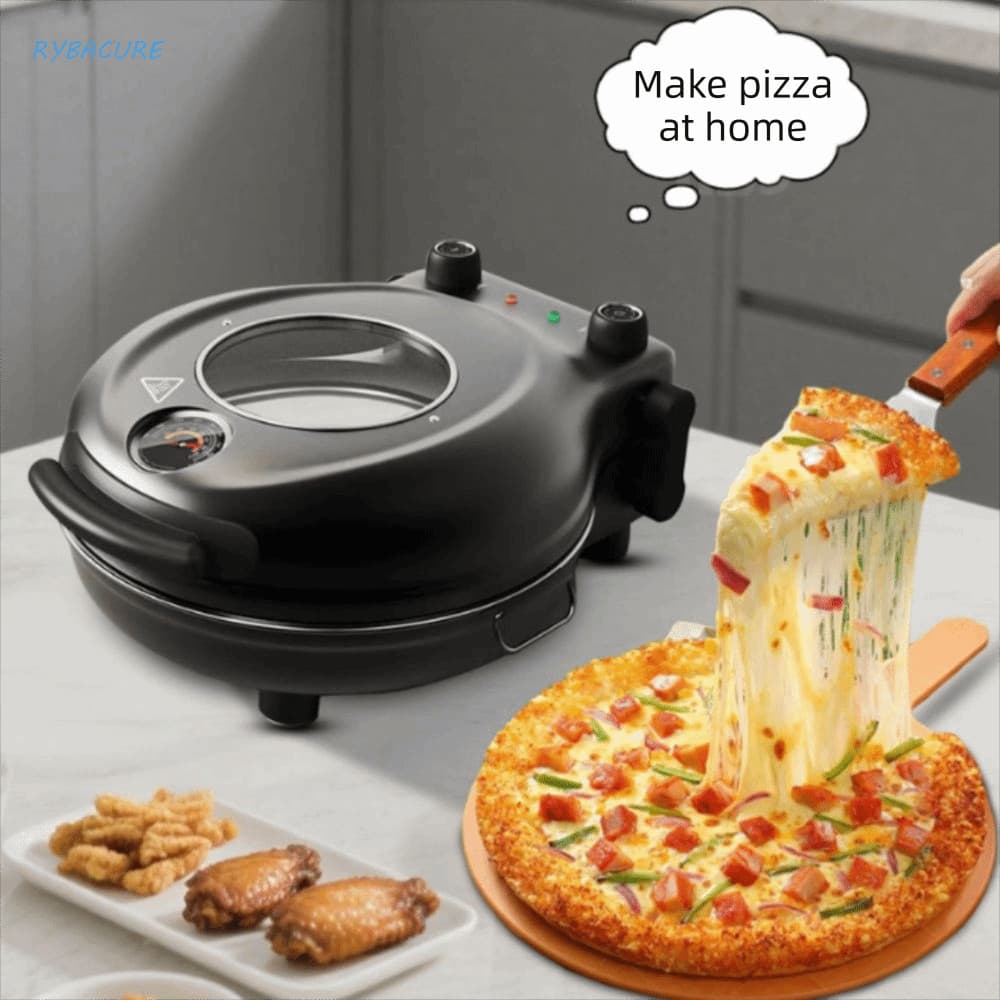 Fabricante De Pizza , Forno De Aquecimento Doméstico , Novo Plugue Da Ue Elétrico Dupla Face Grelha Elétrica Uso