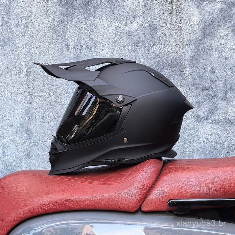 Capacetes de motocross integrais para off-road com lente dupla L3R1