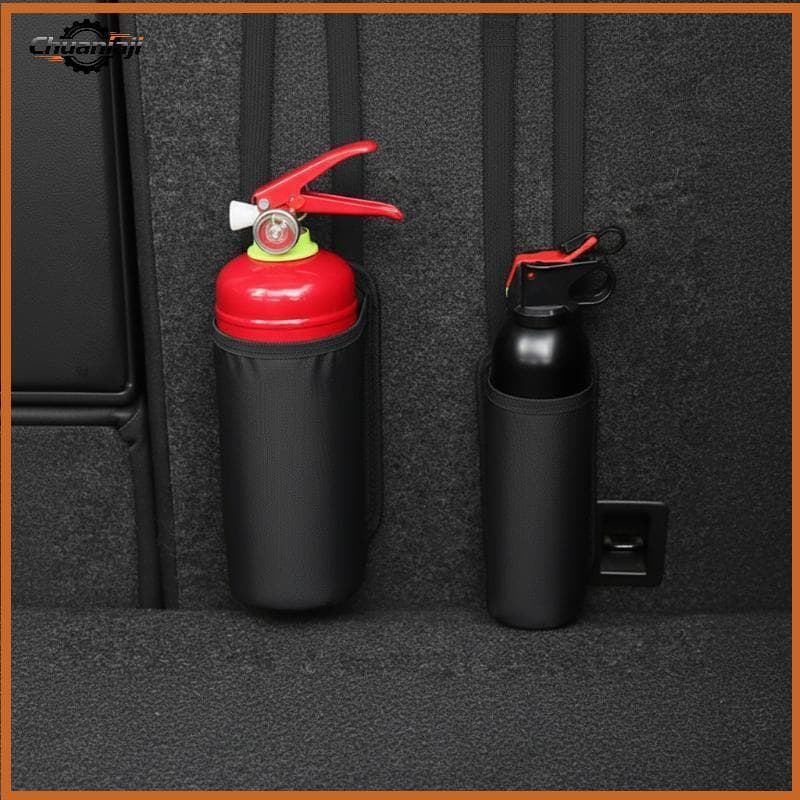 Chuaniaji Organizador Universal De Porta-Malas De Carro , Tecido Oxford , Saco De Armazenamento De Extintor De Incêndio