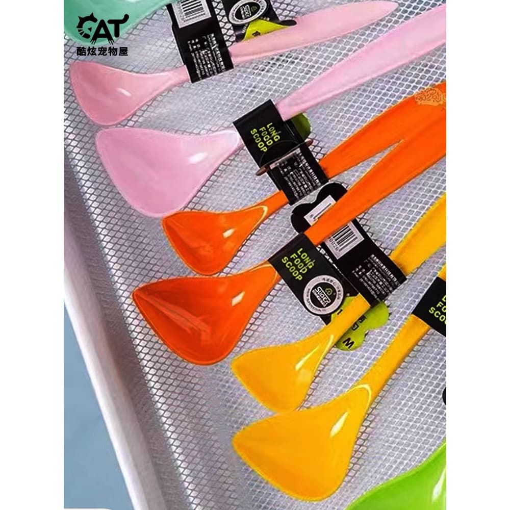 Hupp Colher de comida de gato enlatada para animais de estimação Colher de bar de gato Colher de alimentação de gato de