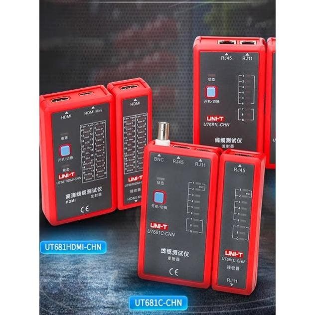 Único testador de cabo UT681L localizador de linha de rede telefone verificação Anti-interferência Detector de cabo de r